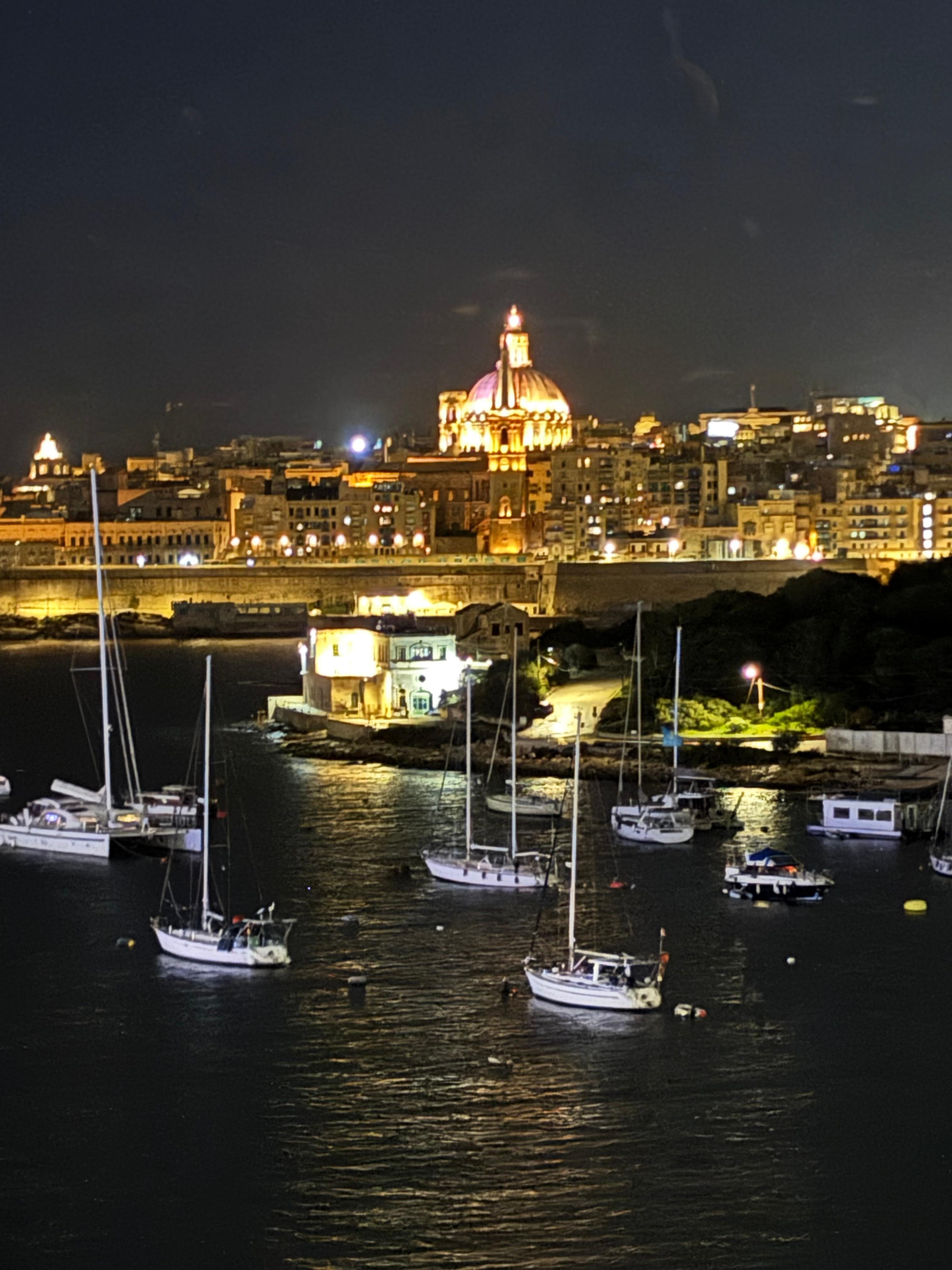 Night view from the room