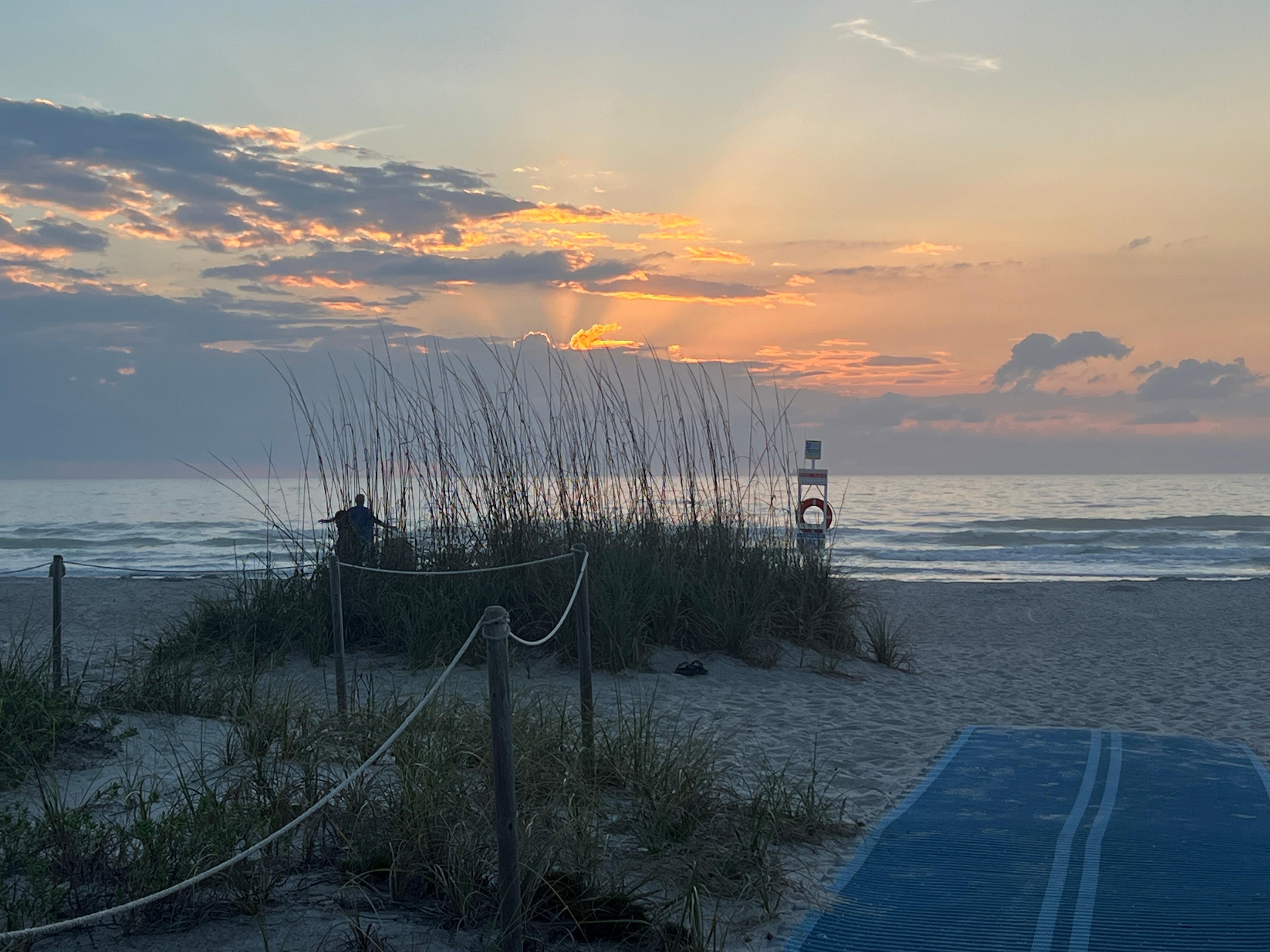 Even the sunrises with clouds were spectacular!