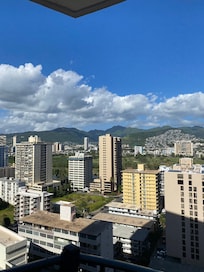 View from the balcony of our hotel