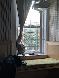 The Deluxe Room's window.