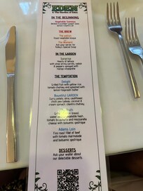 One of the menus