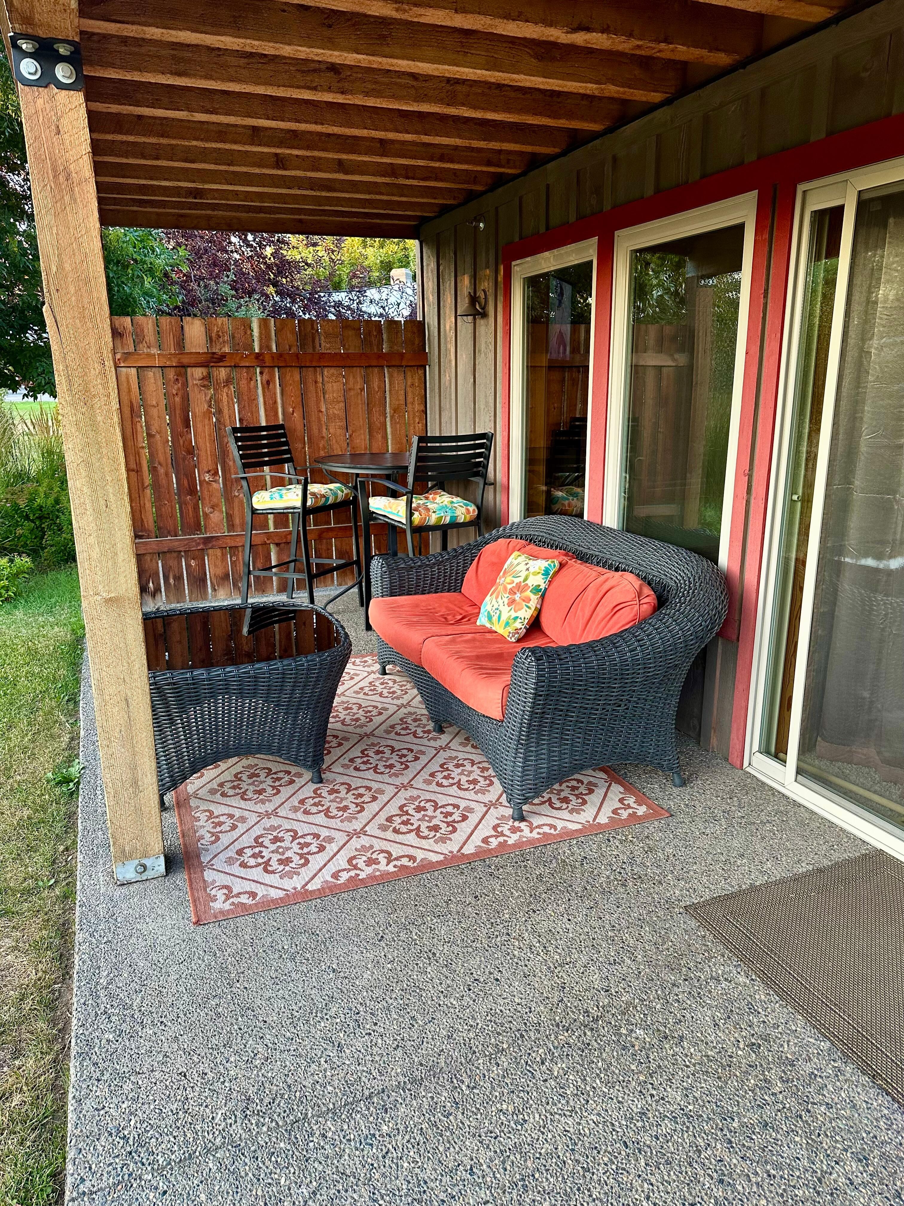 View from back patio