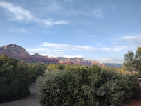 View in late afternoon