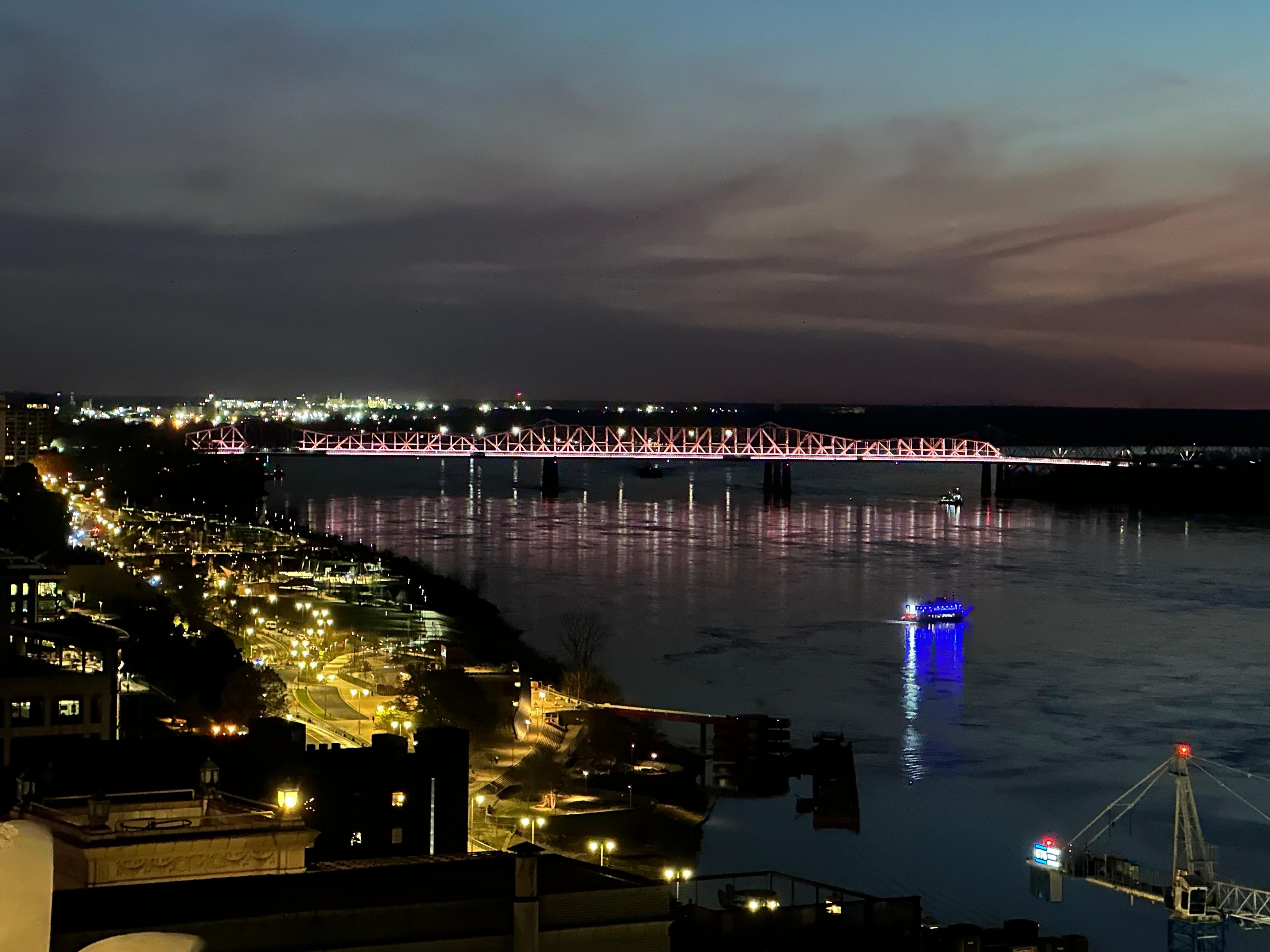 Lights on the bridge