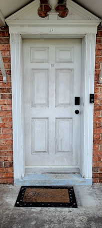 Entry door uninviting