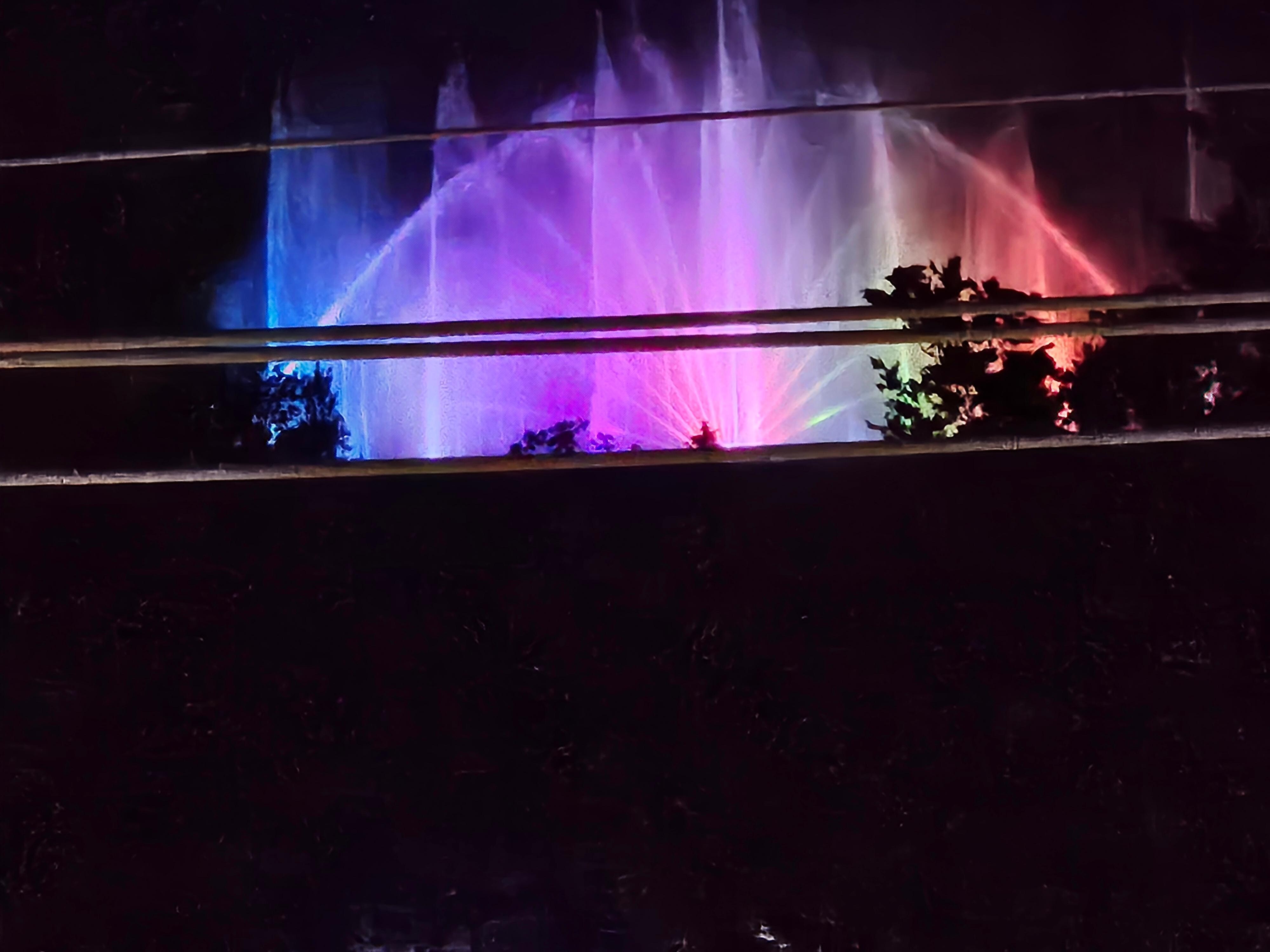 Musical Fountain from room.