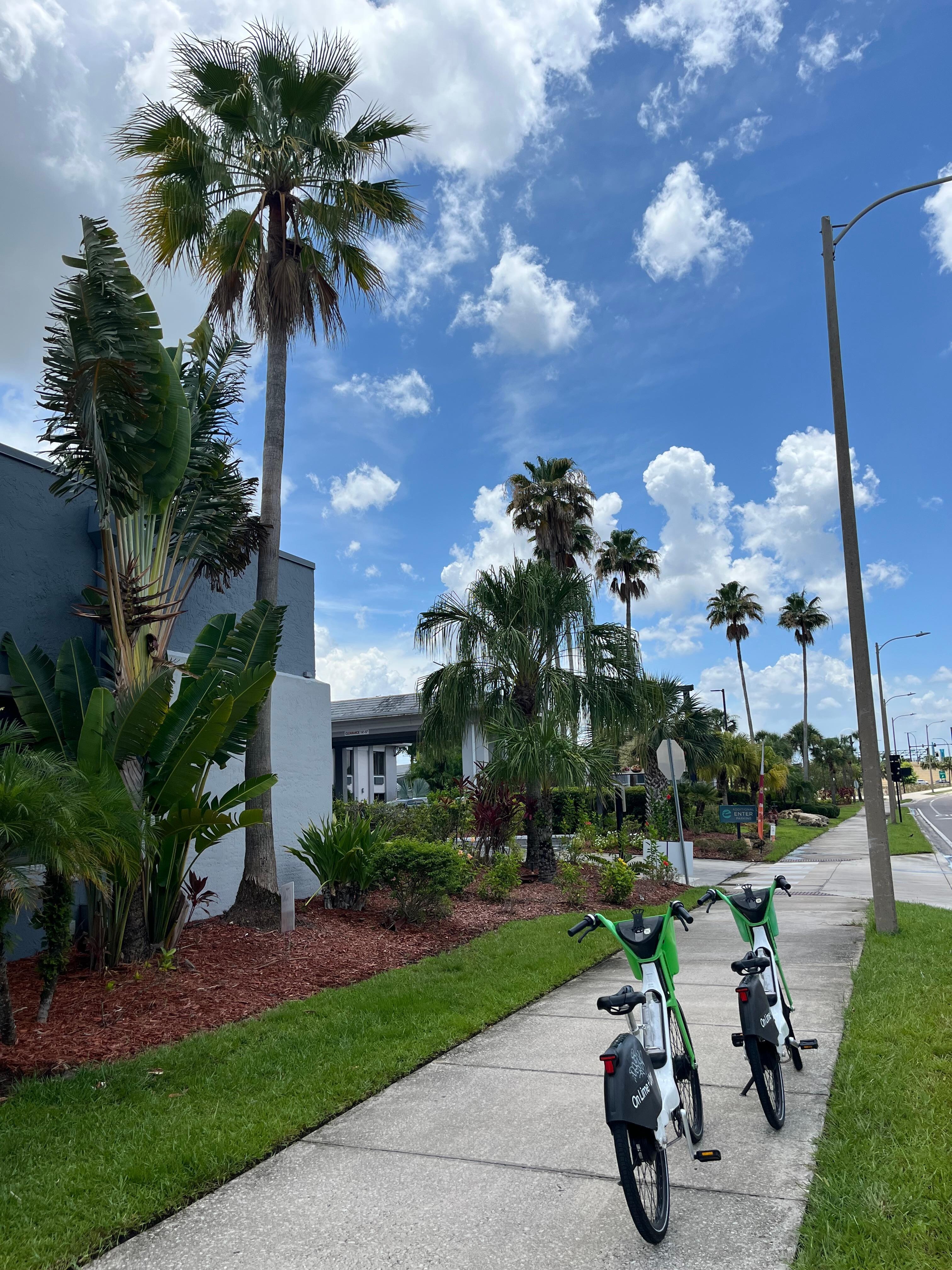 Short walk to outlets or a bicycle ride. 
