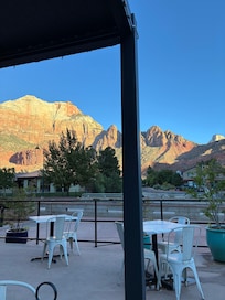 Breakfast view.