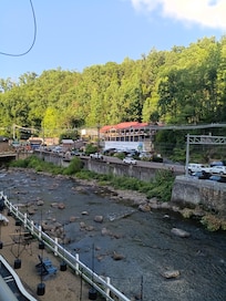 Balcony view of river