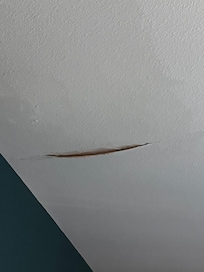 That was on the ceiling