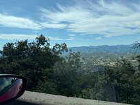 The drive through the mountains
