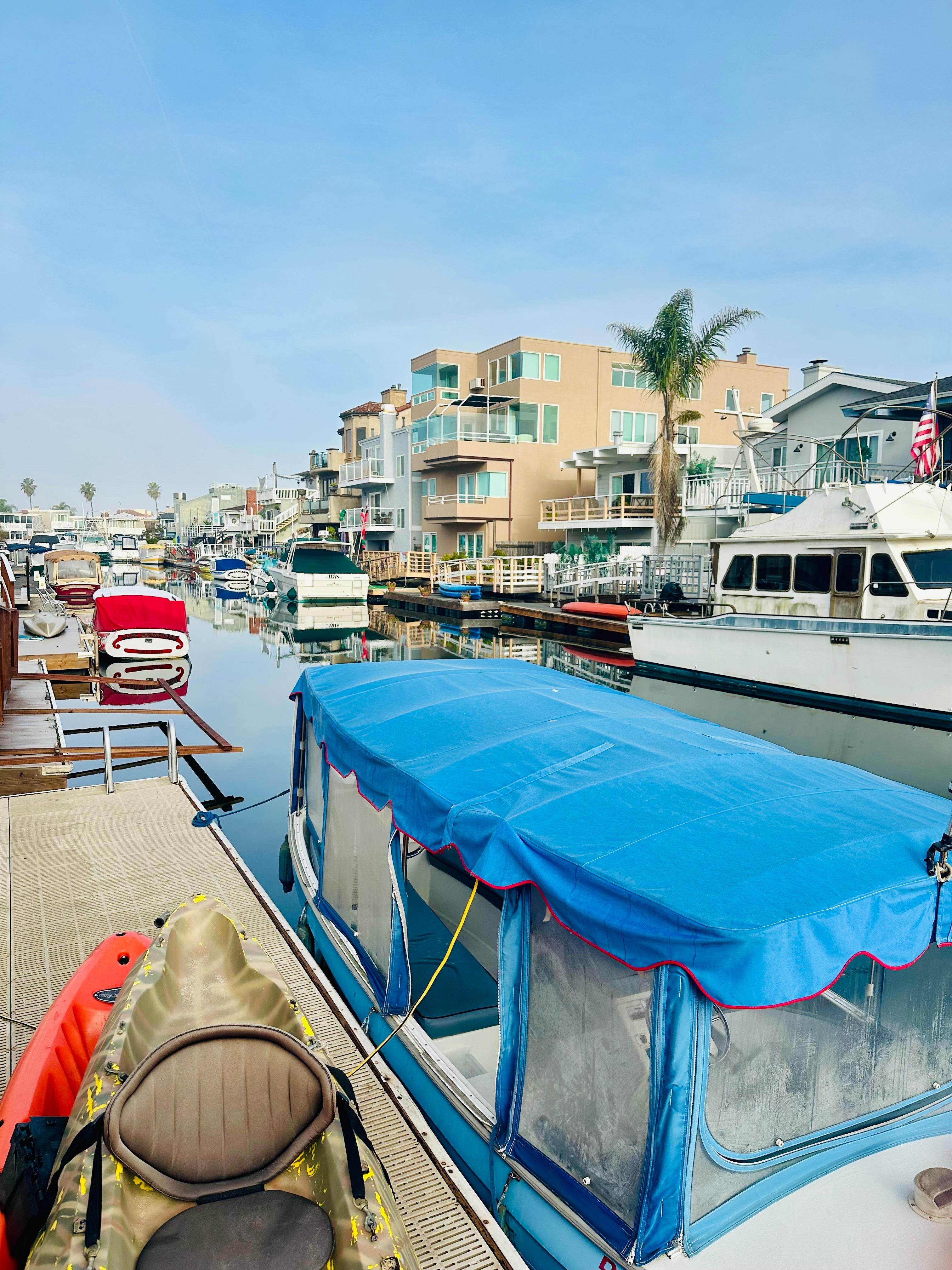 Daytime on the dock.