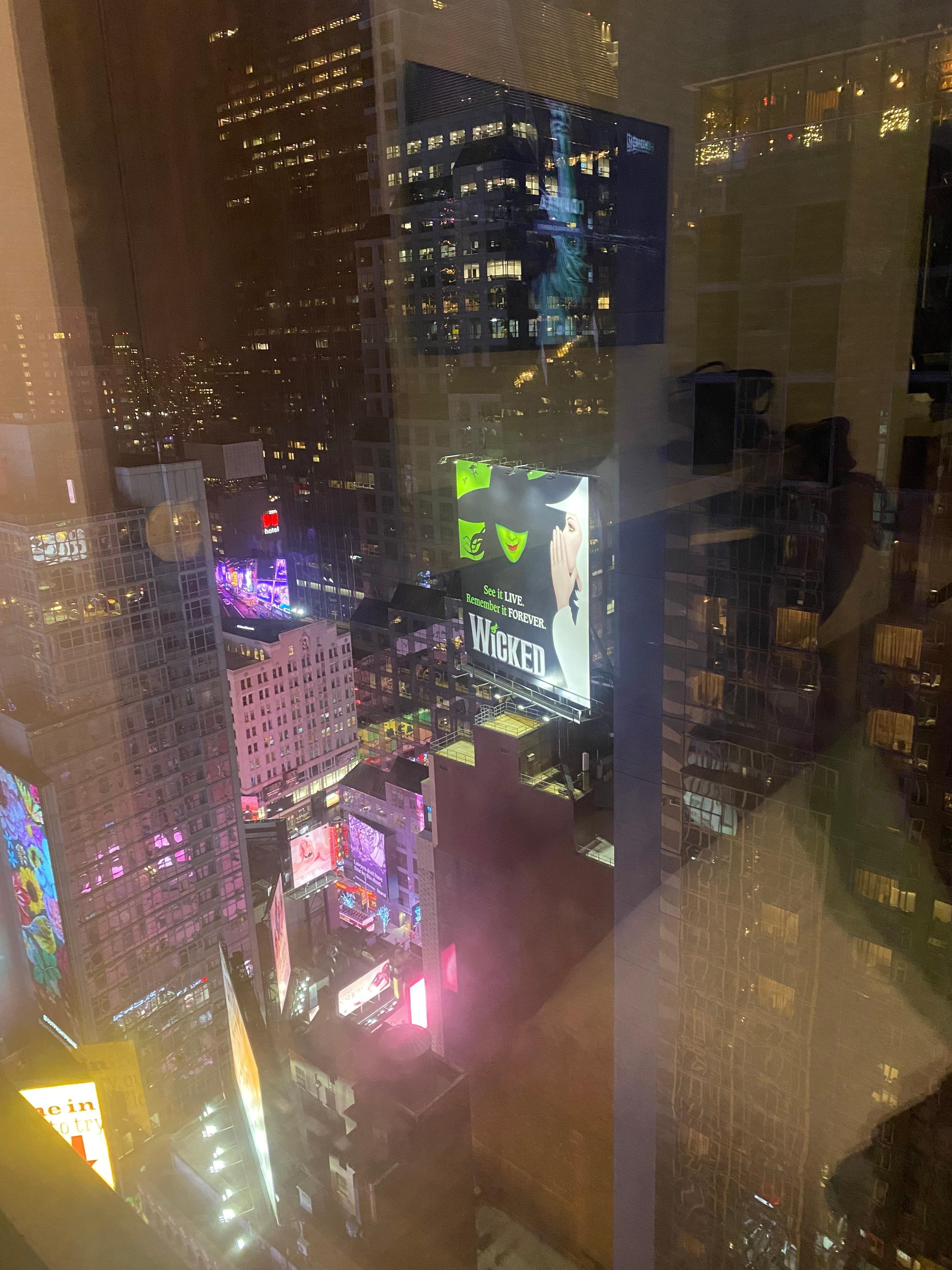 Nighttime view from 36th floor