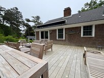 More deck. They had pads for all furniture, but not shown here.