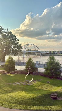 I recommend walking to the river at sunset. It’s very close to the hotel and there is art and a nice park.