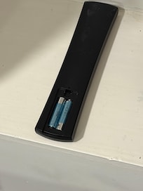 Remote is missing the back