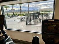 View from fitness room.