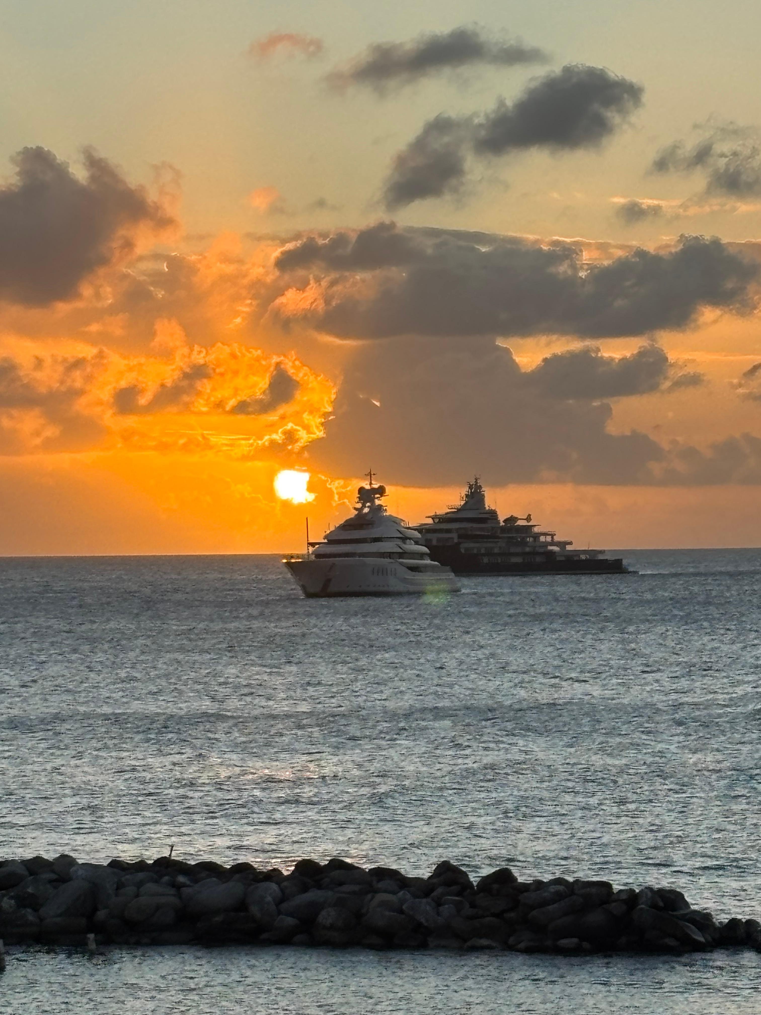 View from our balcony 