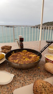 Frühstück draußen