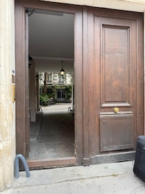 Entrance to courtyard- Secure