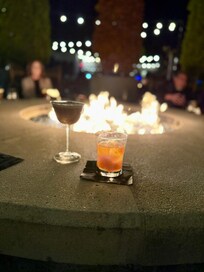 Beautiful rooftop bar.