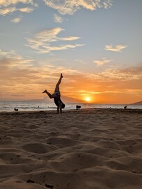 Charley Young Beach at sunset