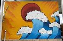 Rooftop mural