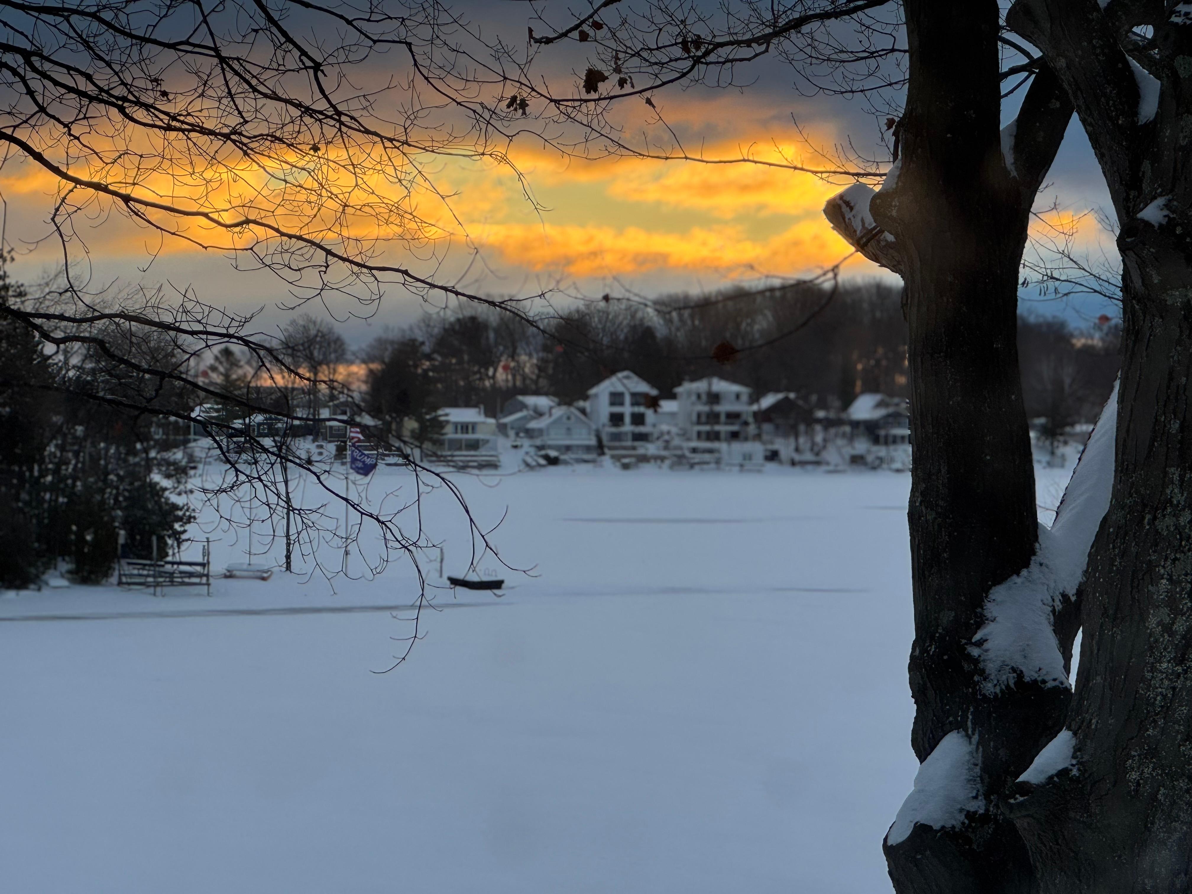 A magnificent Dawning morning our First day