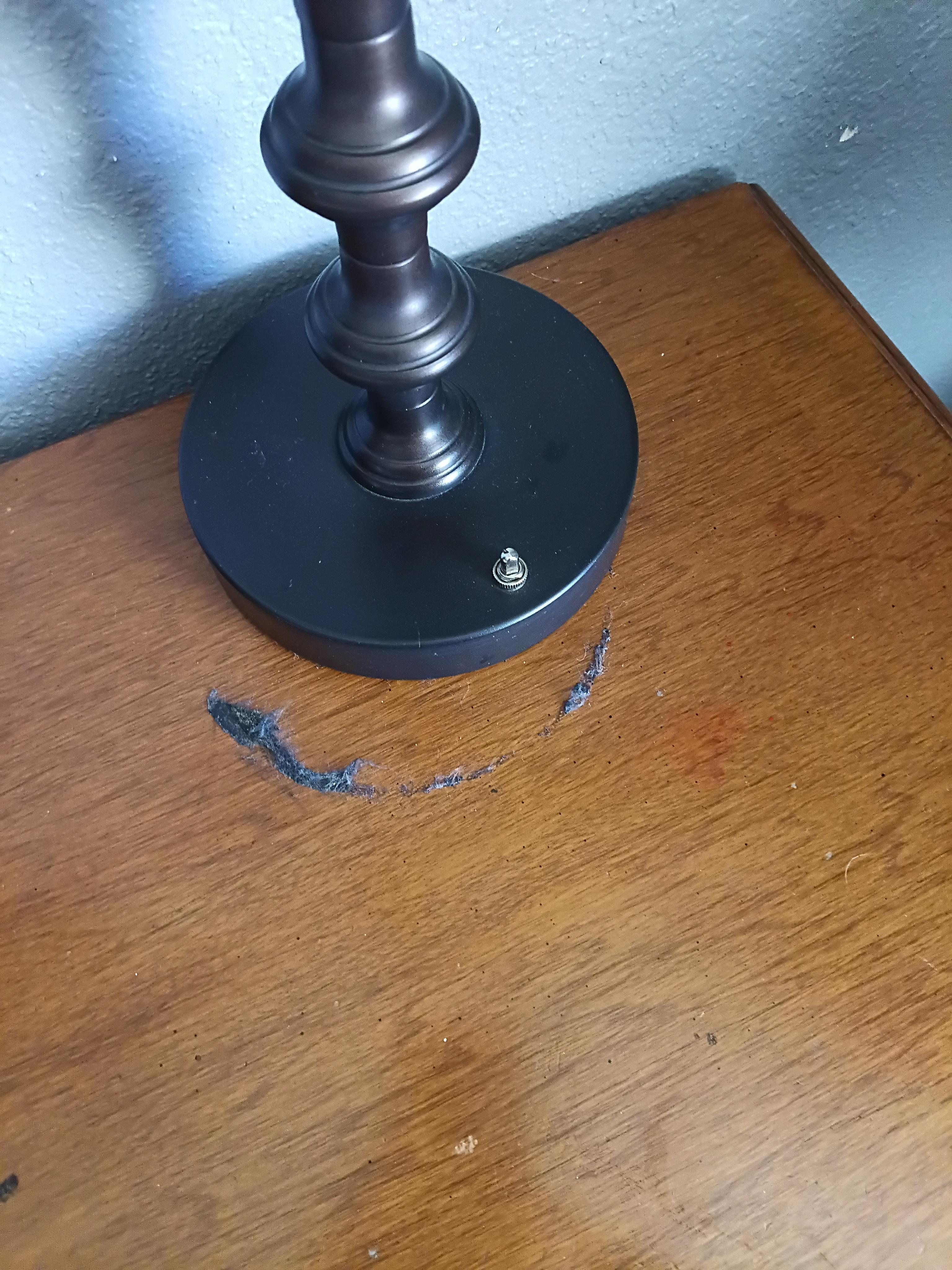 I ended up wiping this down with Clorox wipes