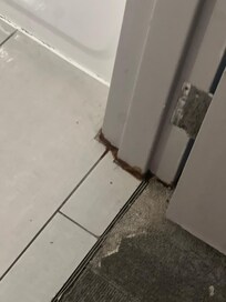 The entrance to the bathroom. I have no clue what this is.