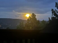 Full moon rising out back