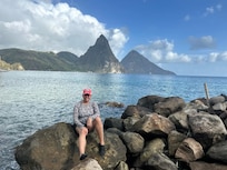 View from the rocks at Secret Beach