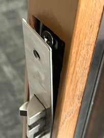 Paint chips, needs touch up but that’s throughout the property.