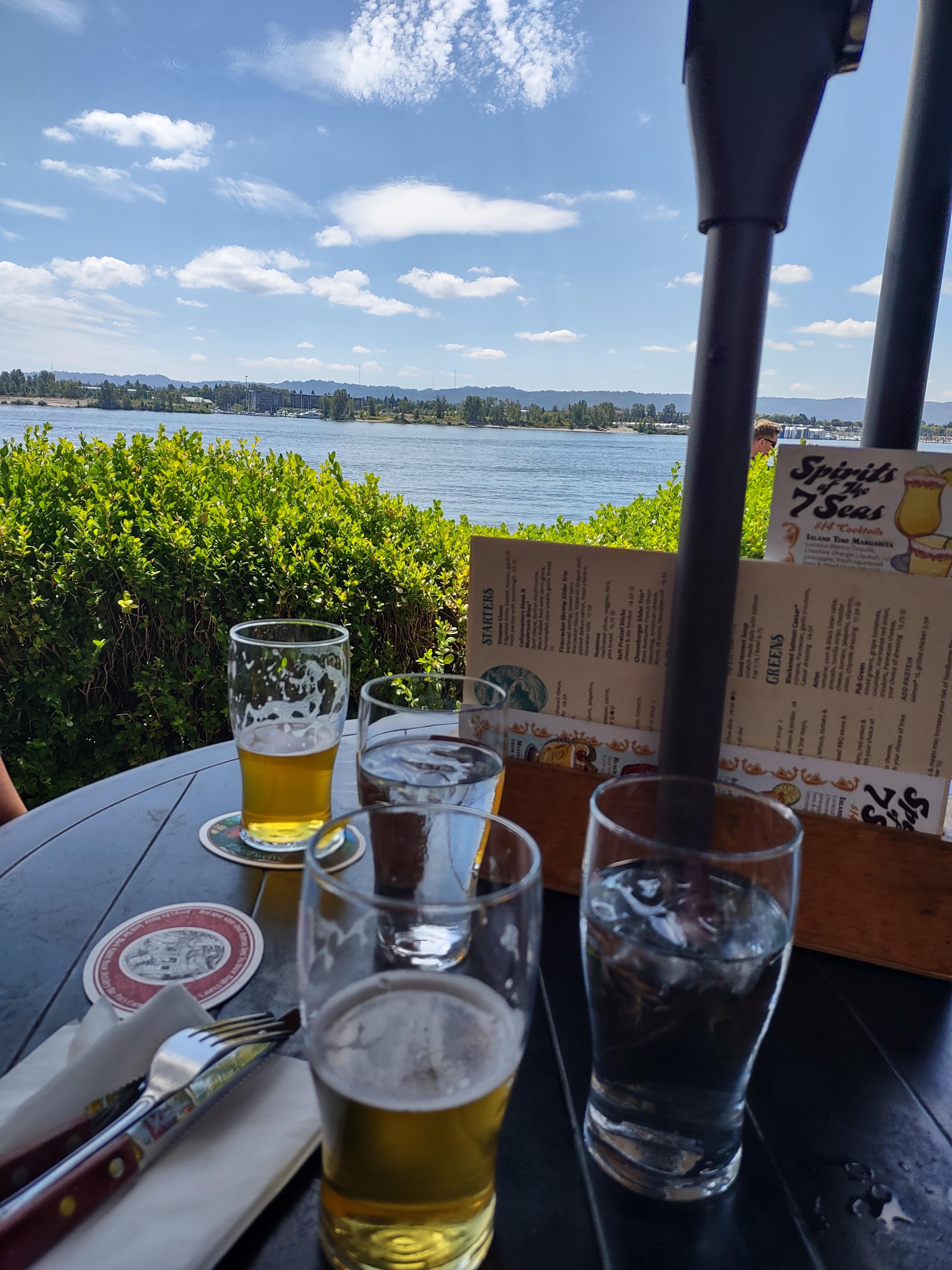 Relaxed on the Columbia River