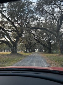 Sunset off back of boat