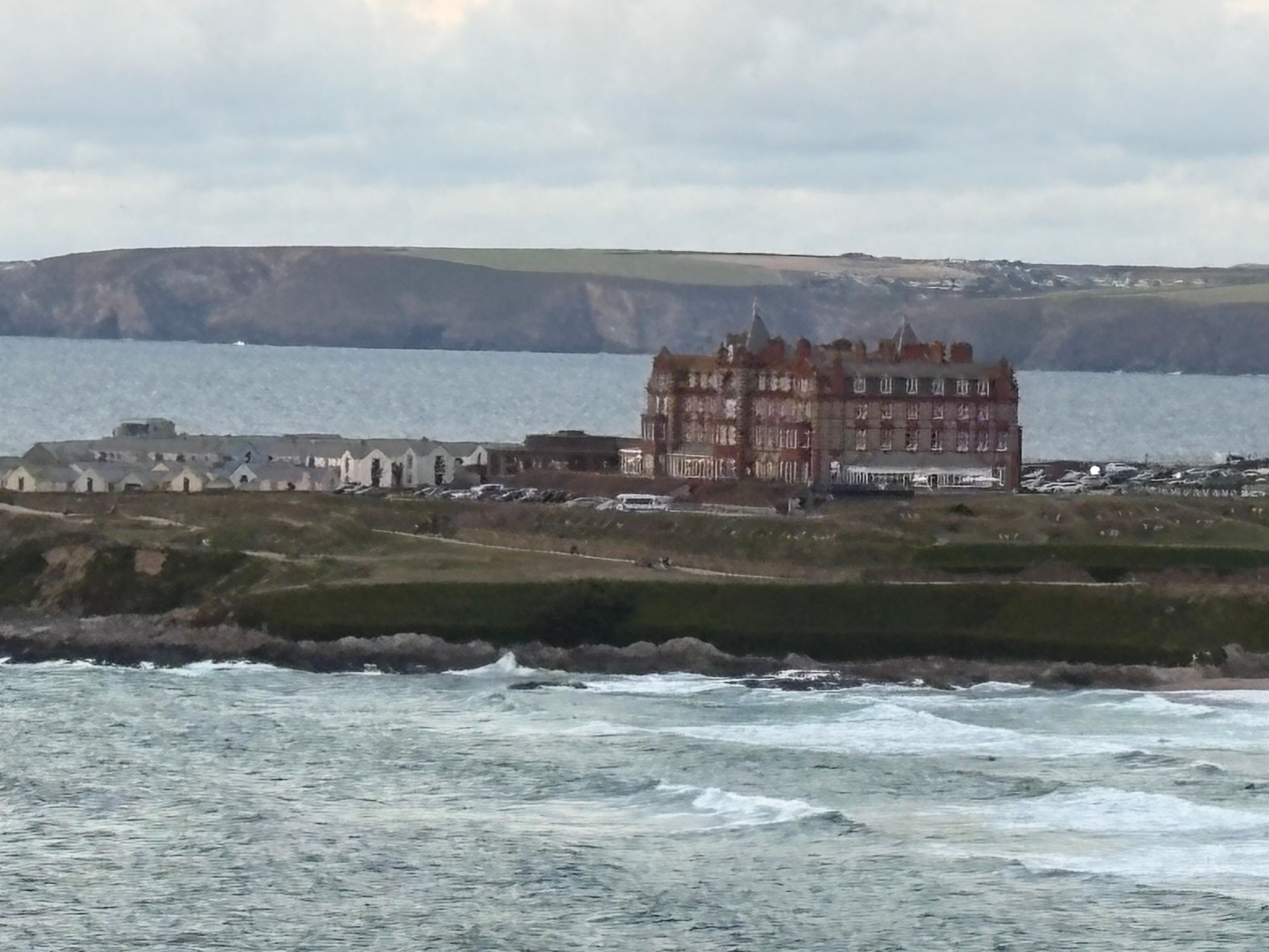 Zoomed view from apartment