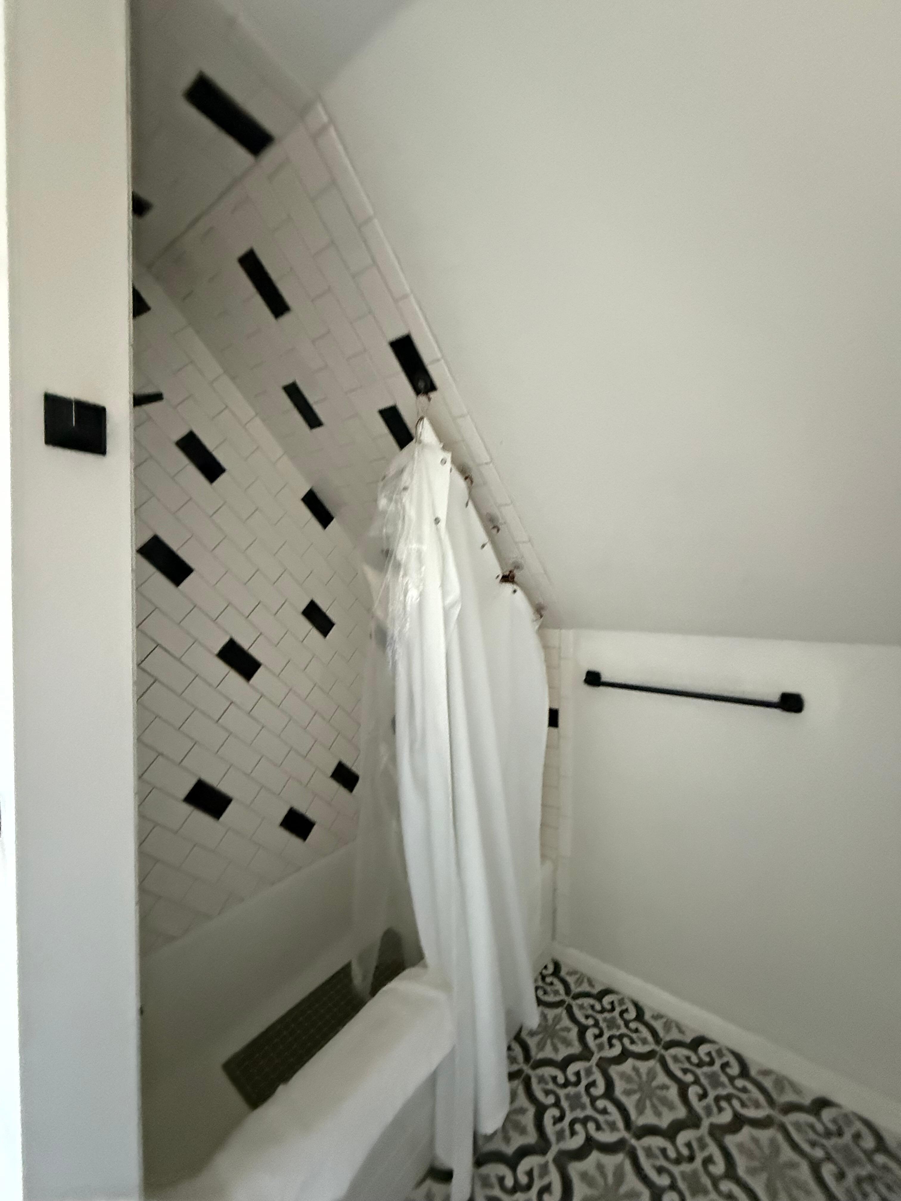 Second floor shower