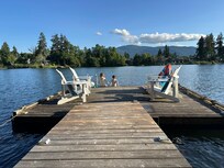 In the lake every day!