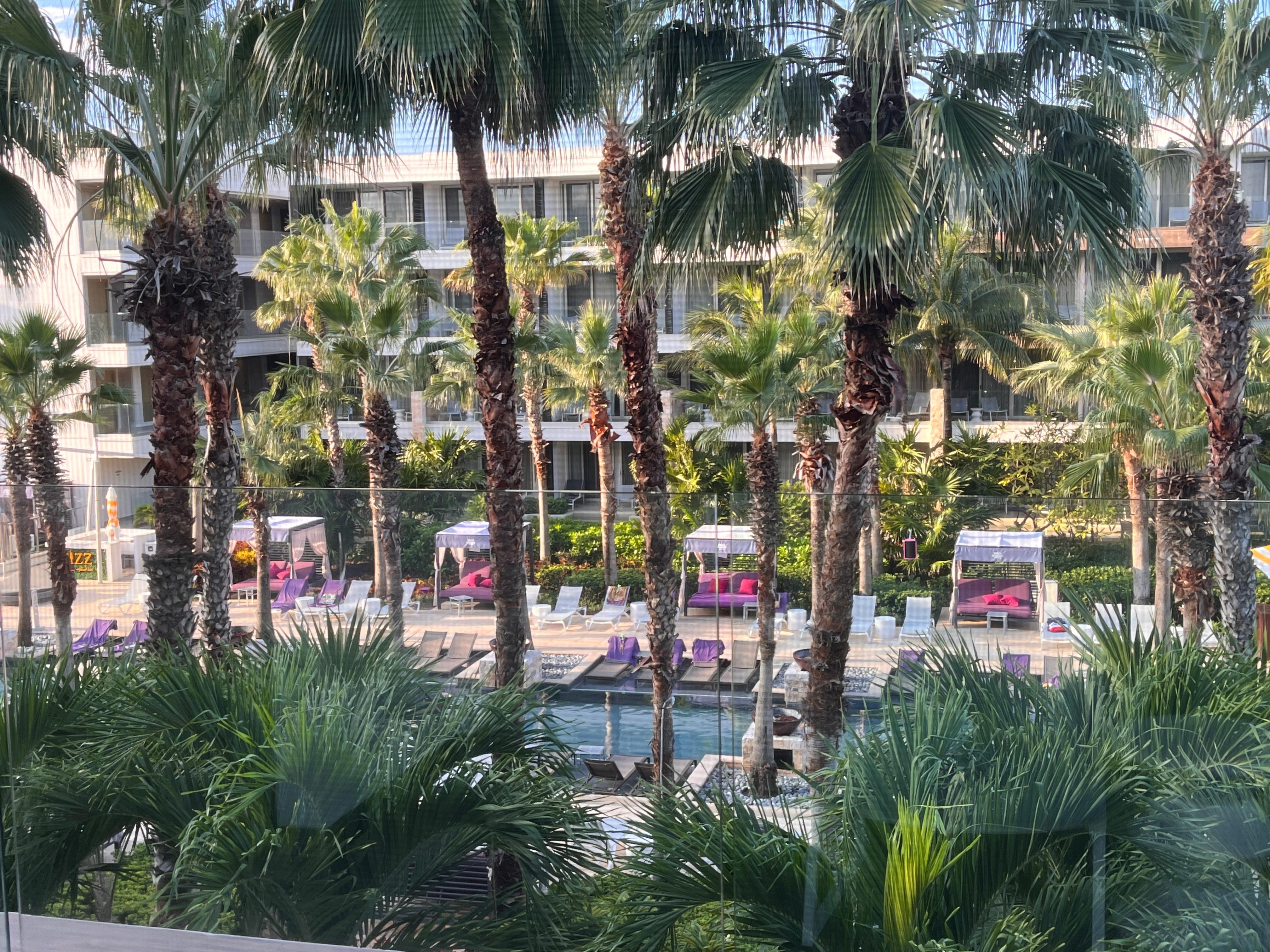 View of where the best pool parties happen. 