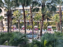 View of where the best pool parties happen.