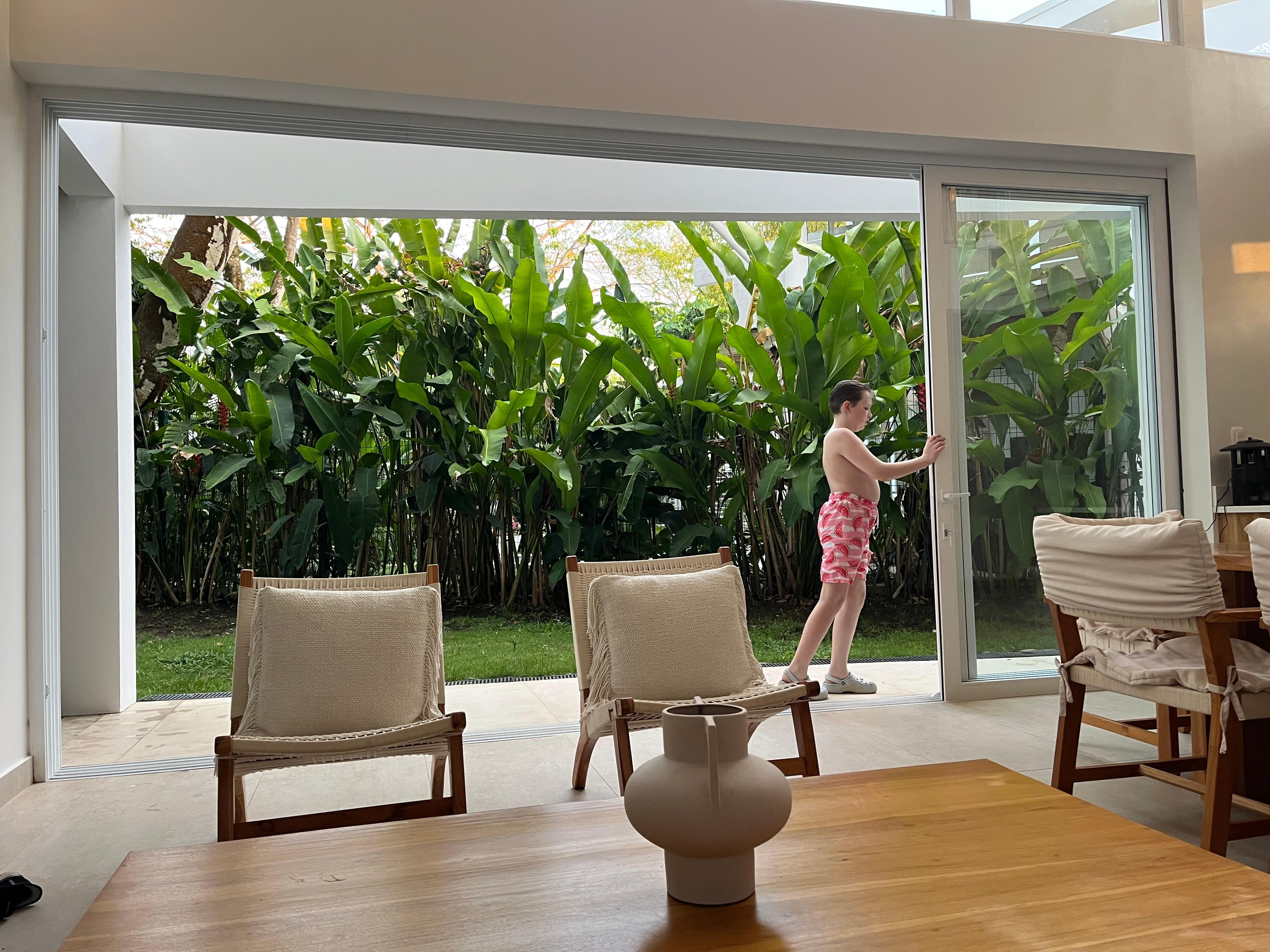 Sliding doors for open-air living!