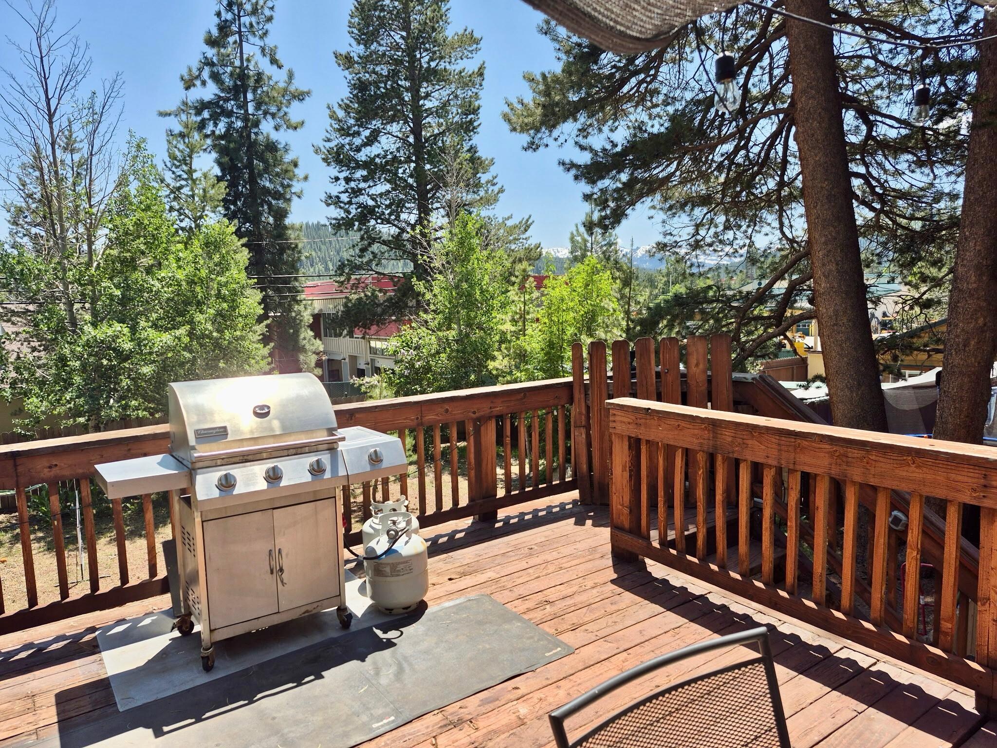 This is a view from the back deck.