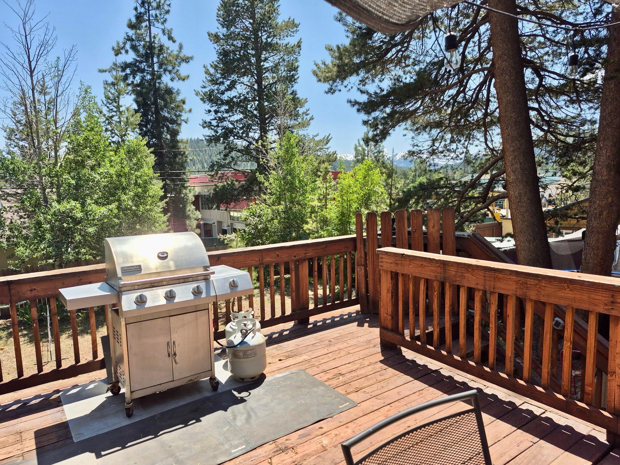 This is a view from the back deck.
