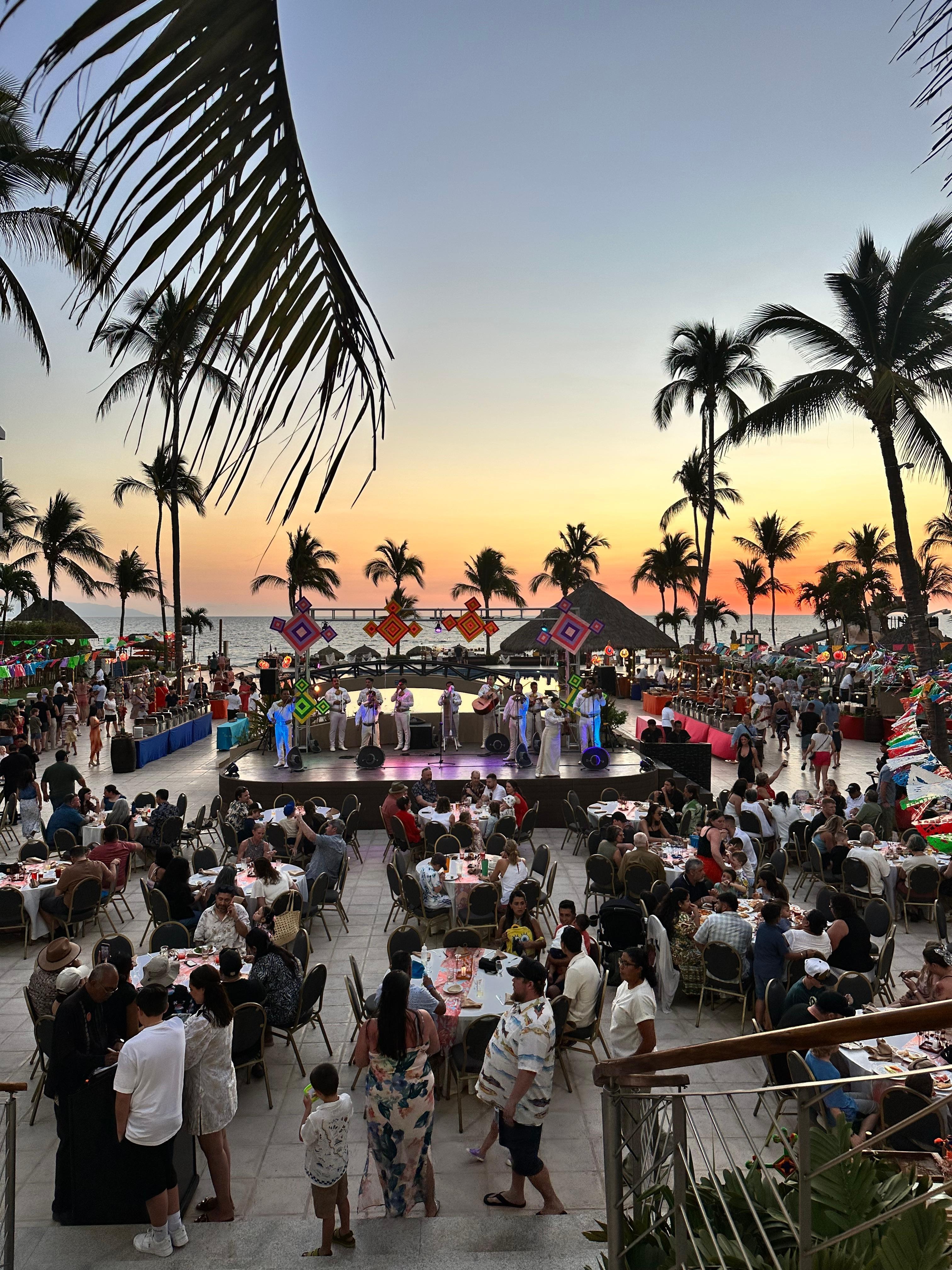My favourite night. They turn the main pool deck into a Mexican fiesta night. The food was delicious. 