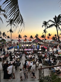 My favourite night. They turn the main pool deck into a Mexican fiesta night. The food was delicious.