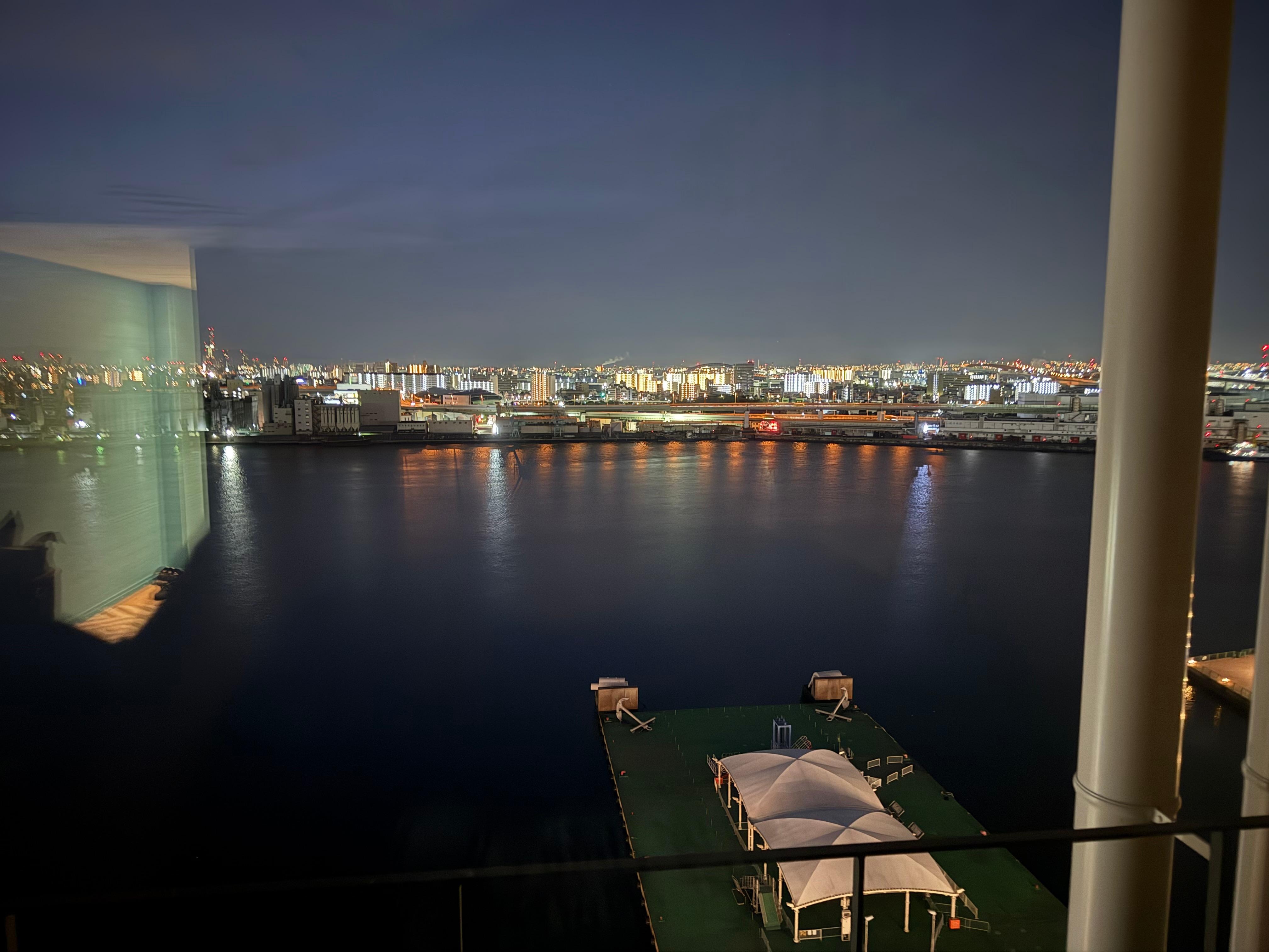 The view from our hotel room on the 13th floor. 