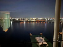 The view from our hotel room on the 13th floor.