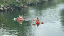 Kids loved the lagoon