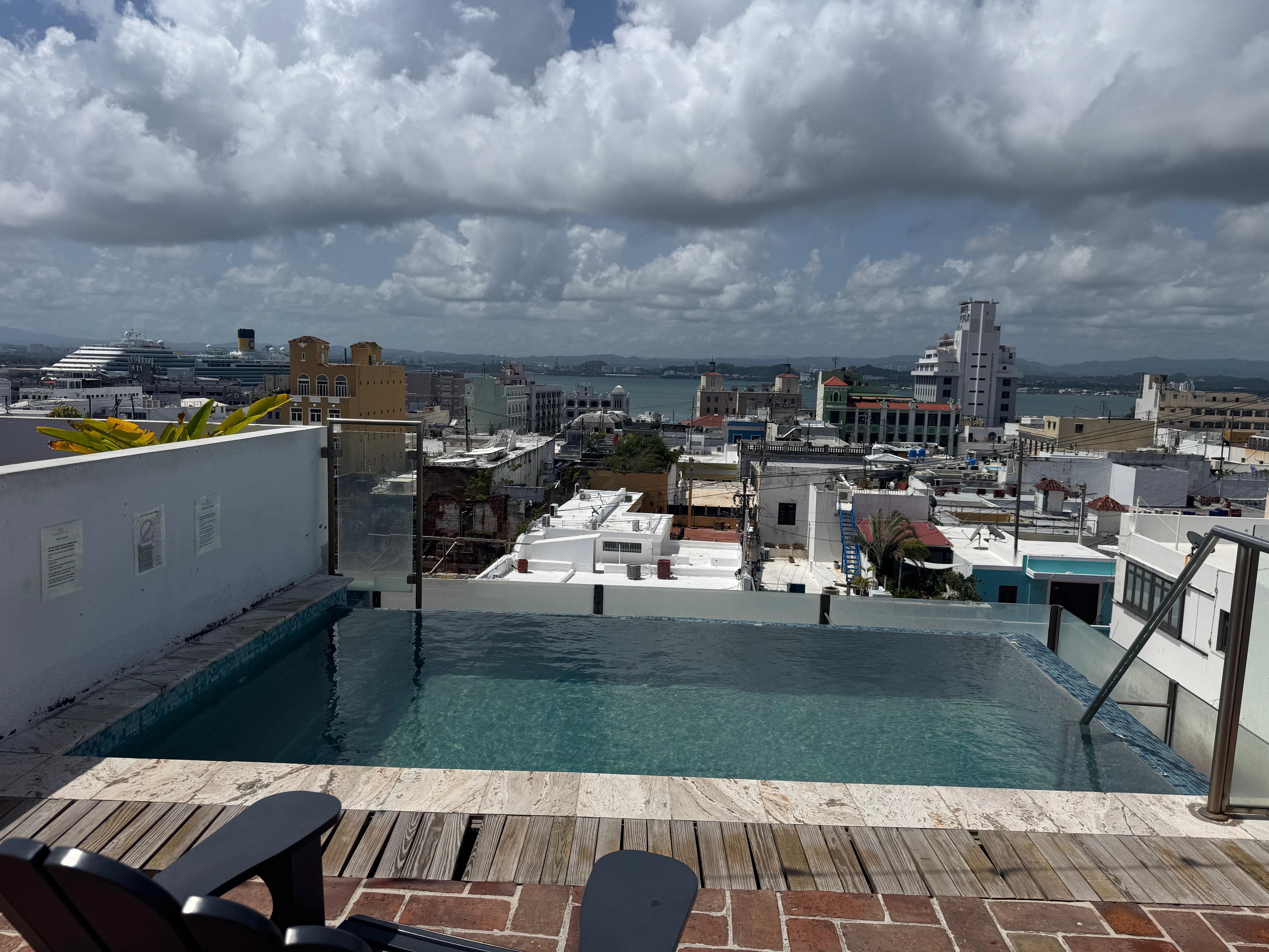 Vista desde la terraza.