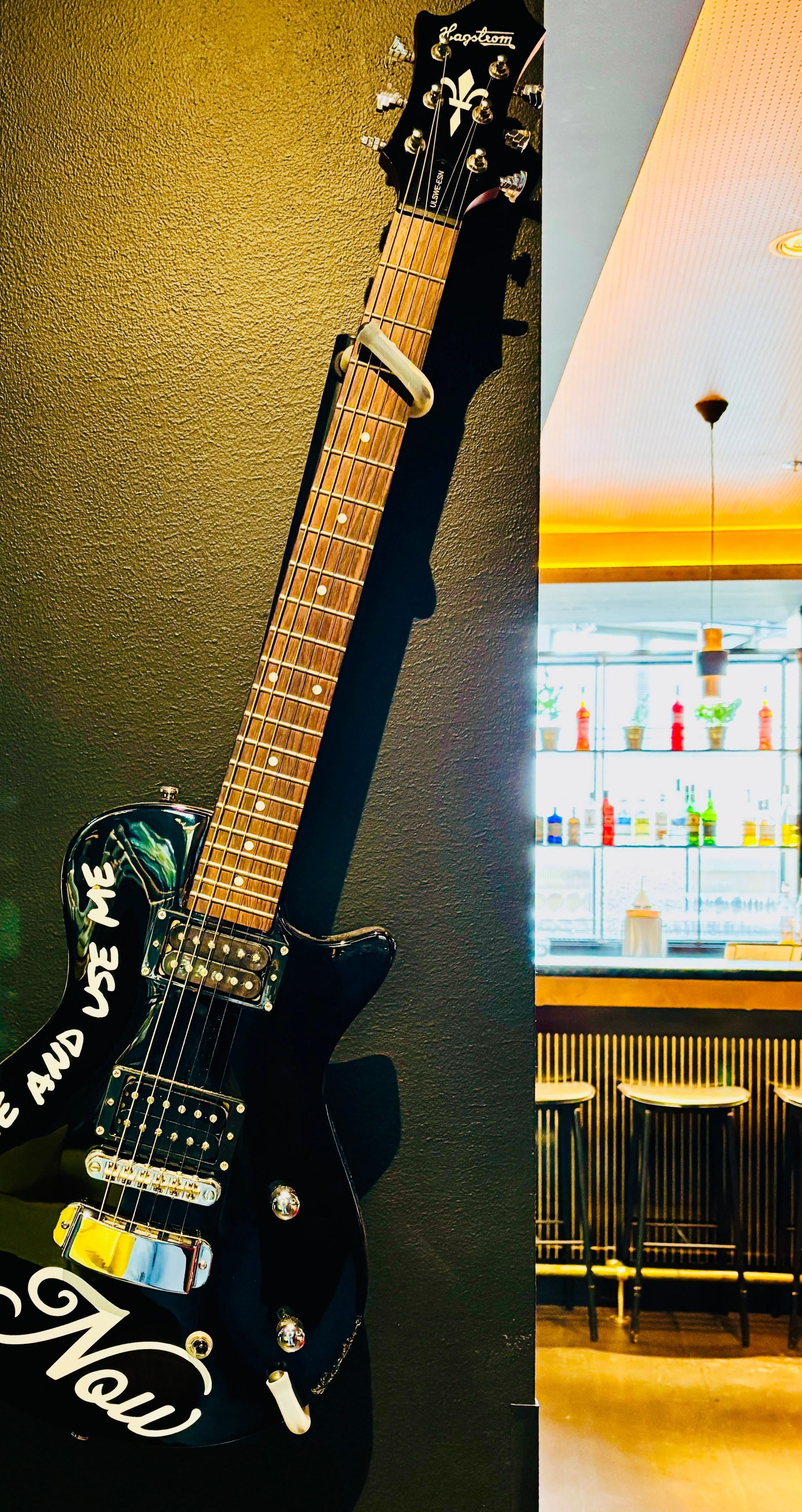 Grab a guitar, plug in and jam out. 